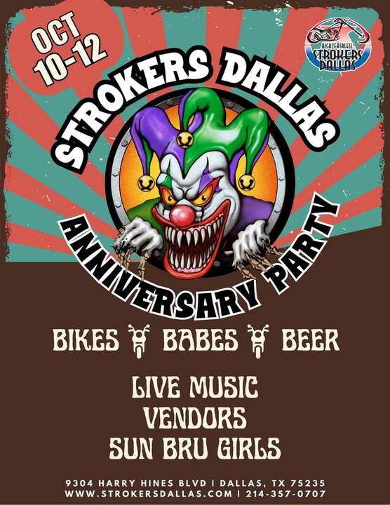 Strokers Anniversary Bash - Don`t Miss It!